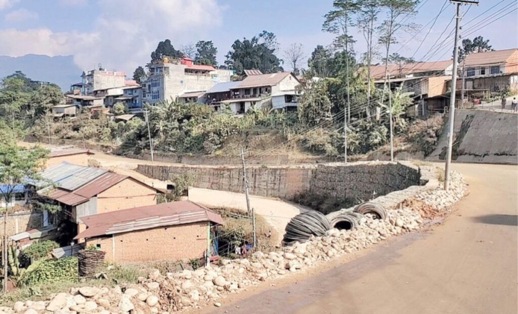 Delays in Khandbari-Num Road Blacktopping Cause Hardship for Locals