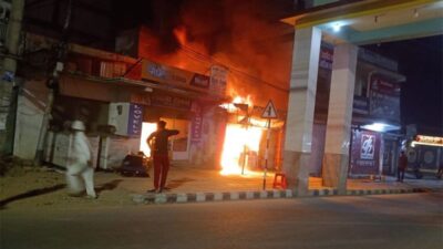 Fire at Dhangadhi’s Shahid Gate