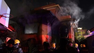 Fire at Tokha House Dhapasi