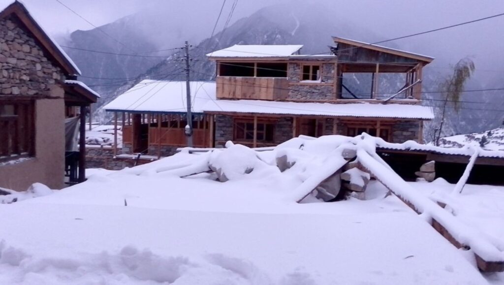 Humla Covered in Over One Foot of Snow