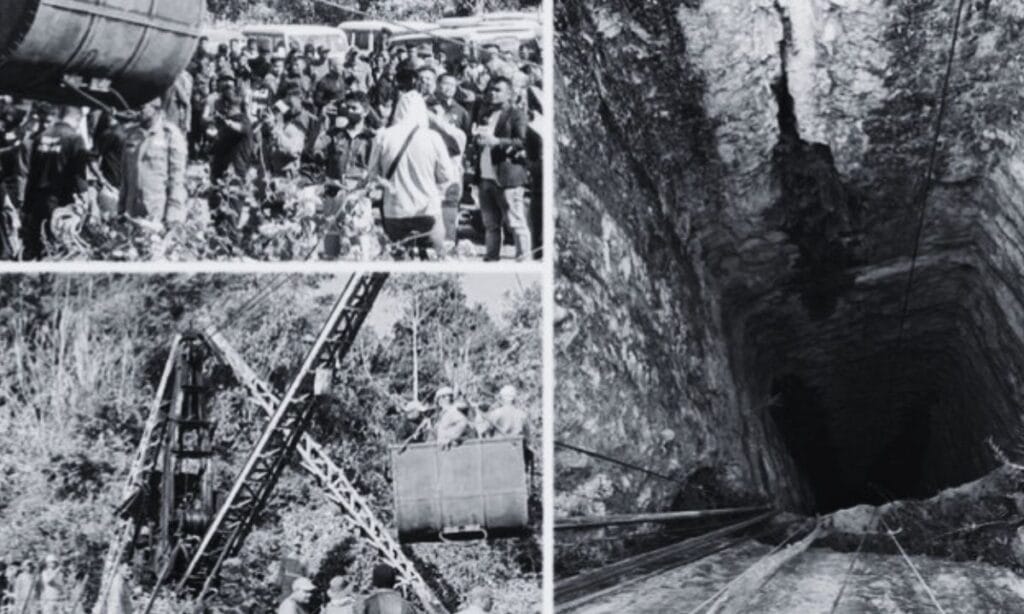 Trapped in Assam Coal Mine Flooding