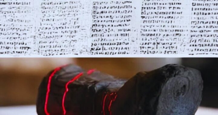 2,000-Year-Old Charred Scrolls Deciphered Using AI Technology