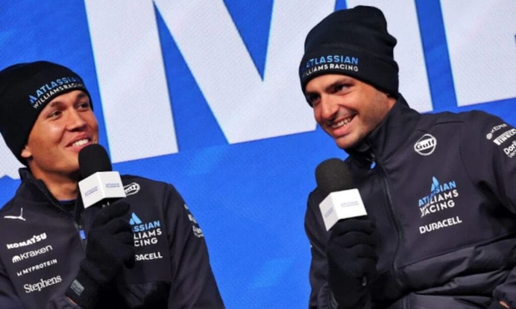 Alex Albon and Carlos Sainz