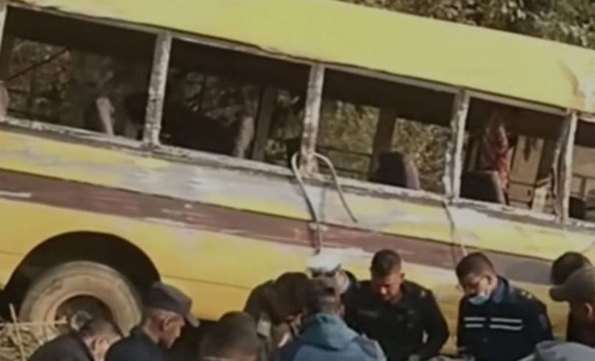 Bus Accident in Pharping, Kathmandu