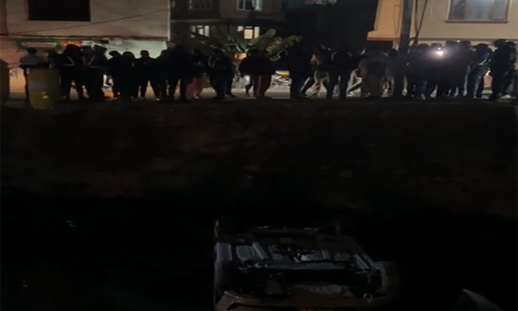 Car Falls Into Dhobi Khola