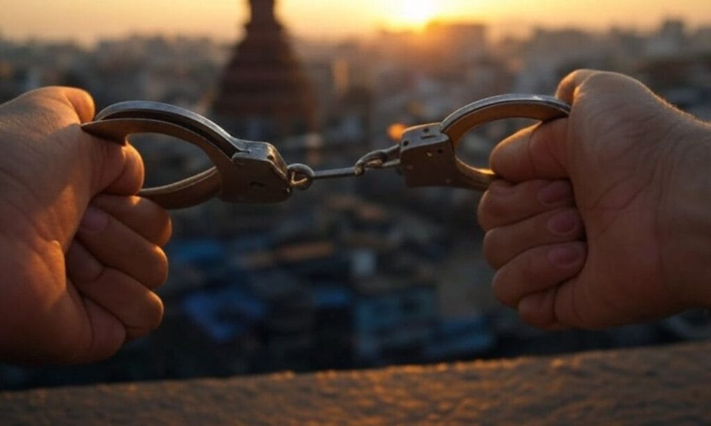 Four Indians arrested