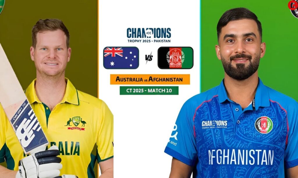 ICC Champions Trophy 2025 Australia vs Afghanistan in Virtual Knockout Clash Today