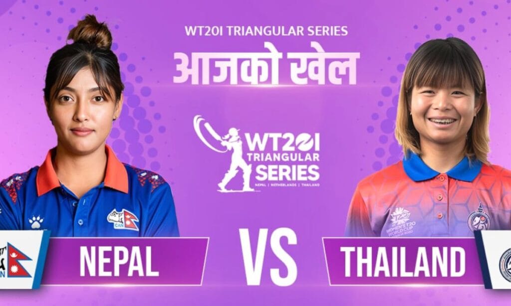 In the final match of the Women's T20I series, Nepal will play against Thailand.