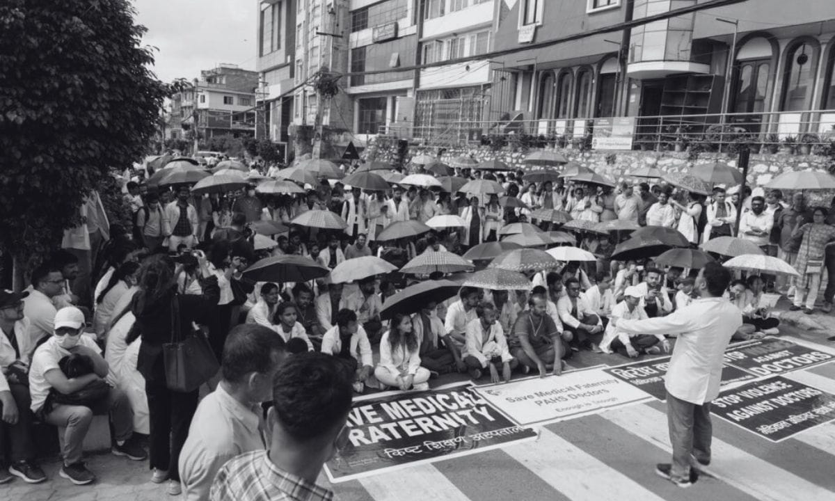 Nepal Medical Association Begins Protests, Warns of Service Shutdown