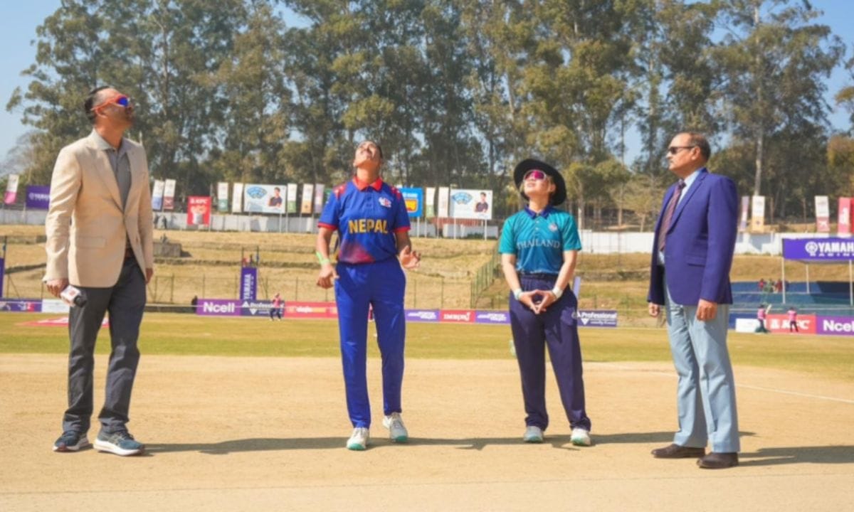 Women’s T20 Series: Nepal Batting Against Thailand