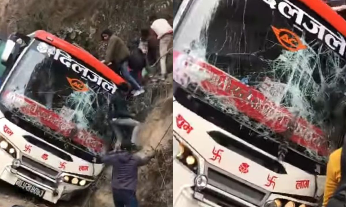 Bus Accident Near Churiyamai Temple in Bara