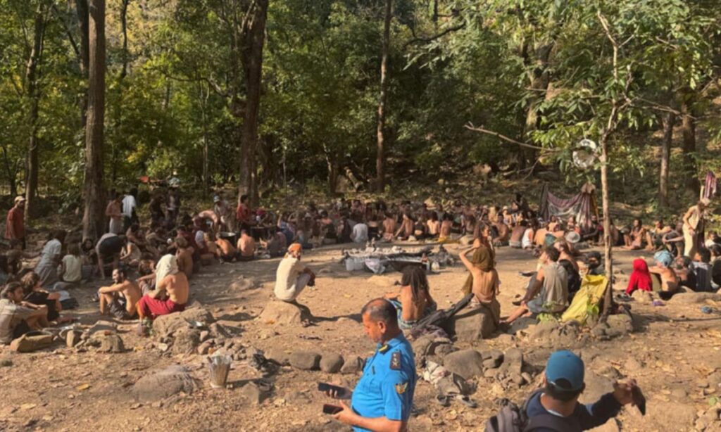 Foreigners of 'Rainbow Family' Refuse to Leave Simli Jungle in Kailali