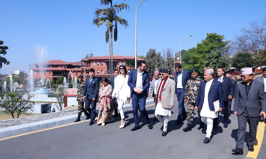 International Goalkeeper Buffon's Meeting with Prime Minister Oli
