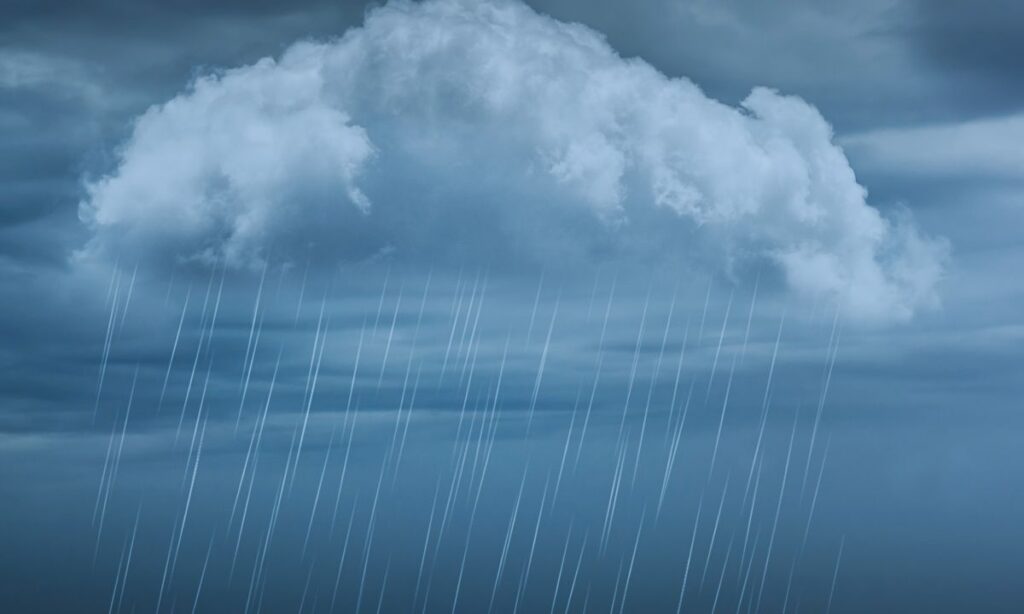 Rain Starts in Kathmandu Valley