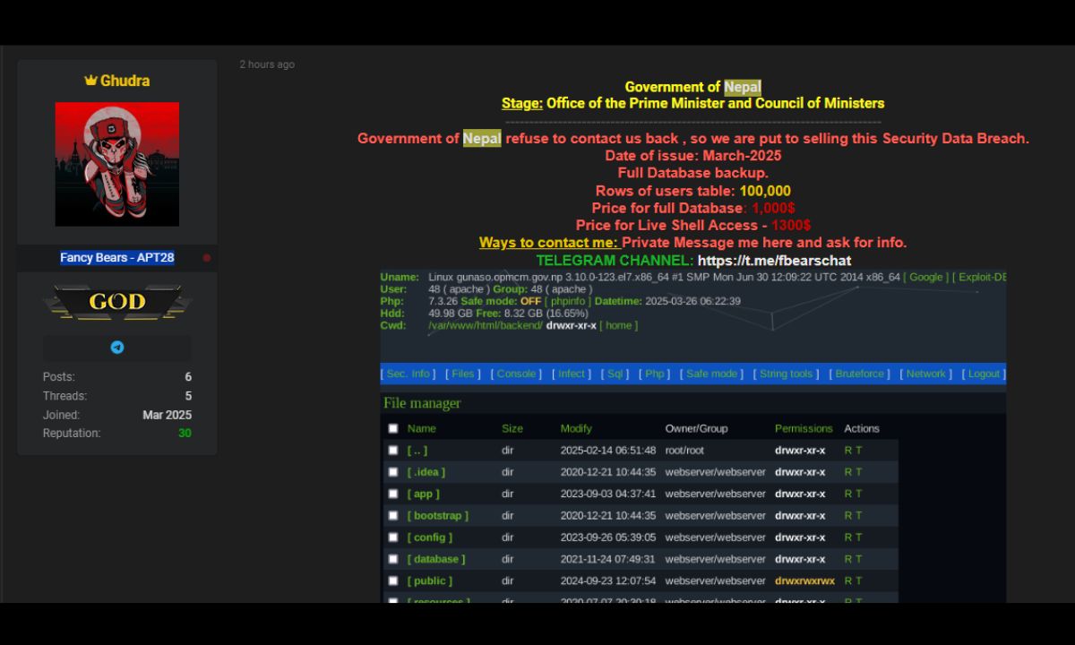 Russian Hacker Claims to Have Hacked 'Hello Sarkar' Website