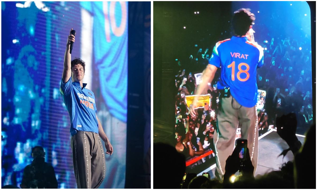 Shawn Mendes Pays Tribute to India with Virat Kohli’s Jersey at Lollapalooza concert