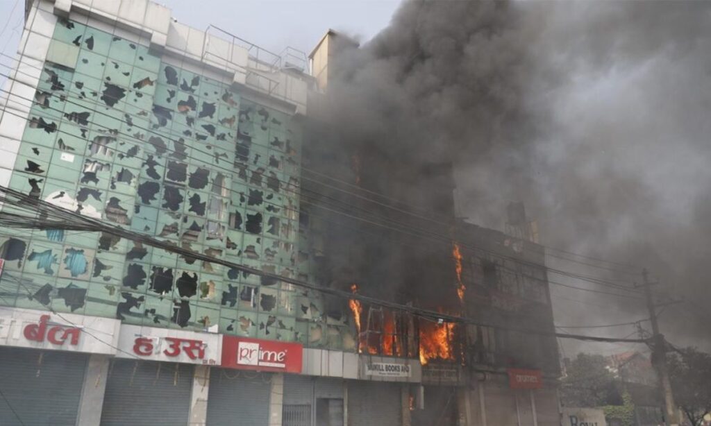 Update: Tinkune Situation Escalates as House Set on Fire After Royalist Protest Disrupted