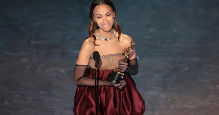 Zoë Saldana Wins First Oscar