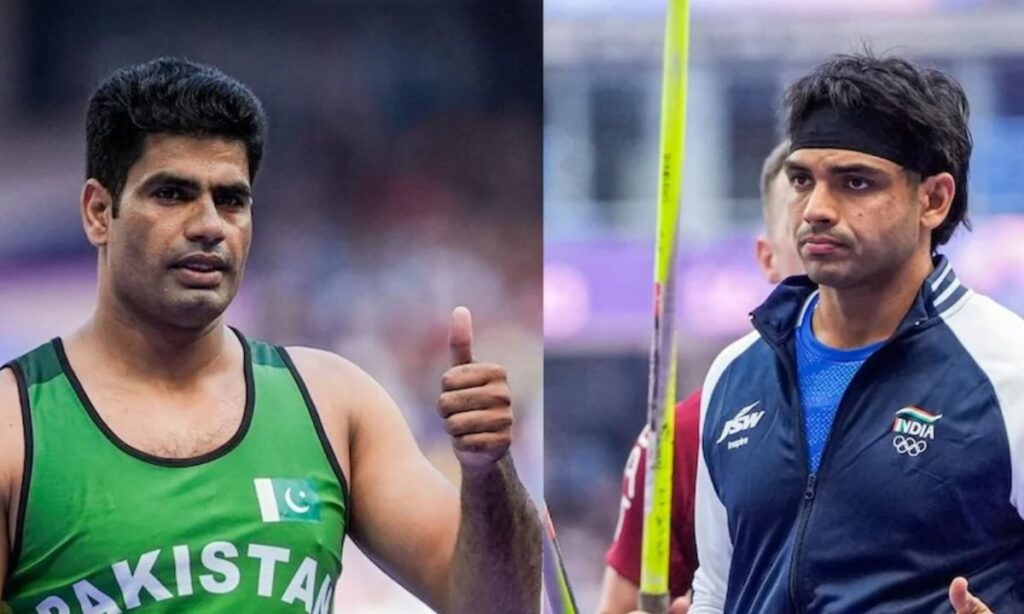 Arshad Nadeem and Neeraj Chopra