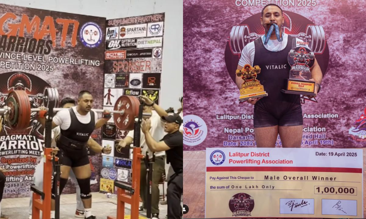Bagmati Powerlifting Championship - Sujit Awale
