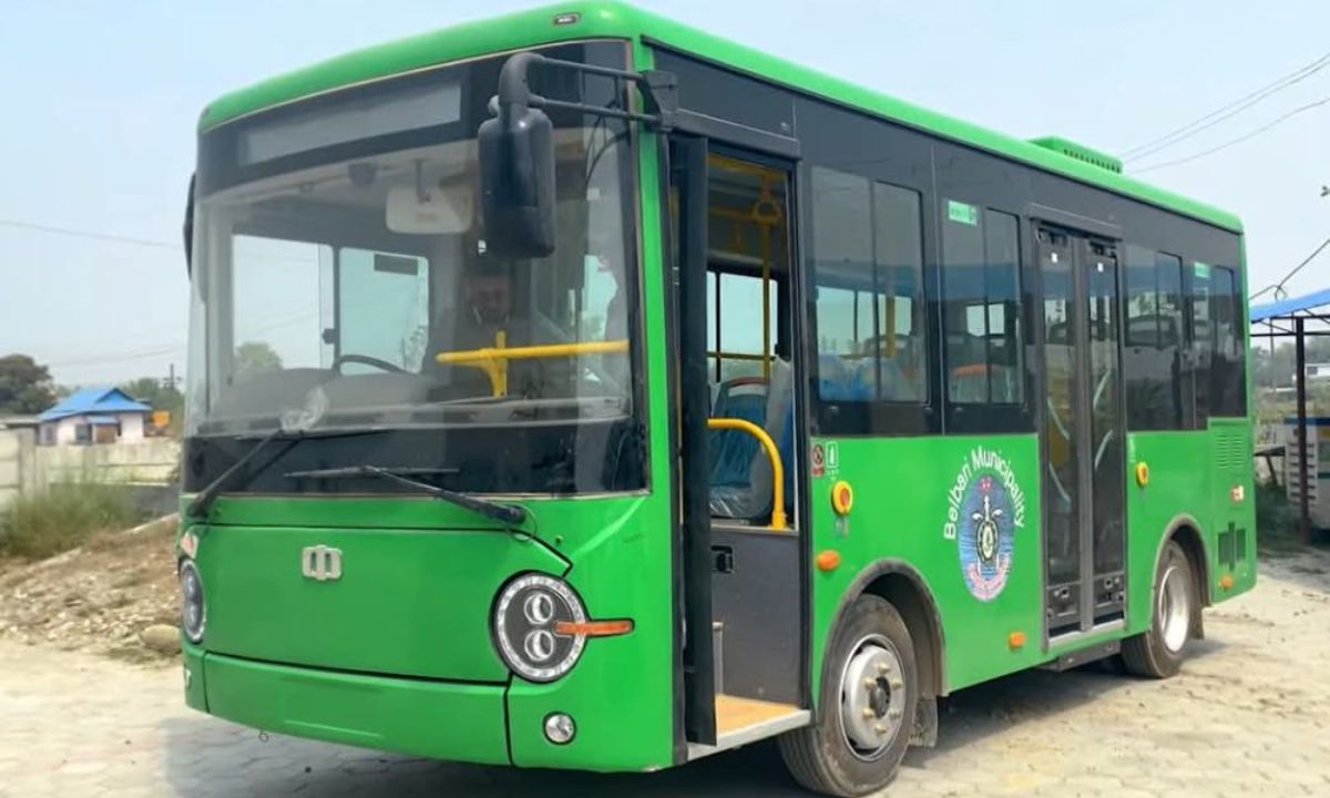Belbari Municipality Purchases Electric City Bus for 1.33 Crores