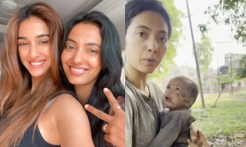Disha Patani’s Sister Khushboo Patani’s Heartfelt Rescue of Abandoned Child Goes Viral