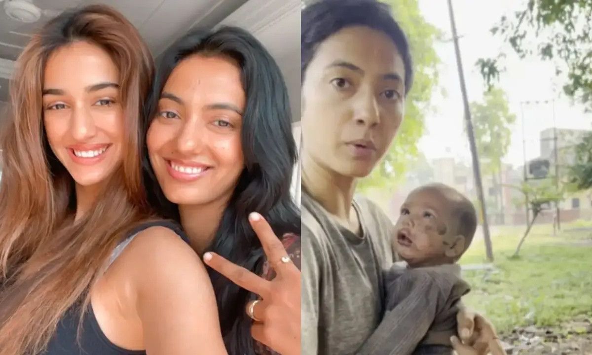 Disha Patani’s Sister Khushboo Patani’s Heartfelt Rescue of Abandoned Child Goes Viral
