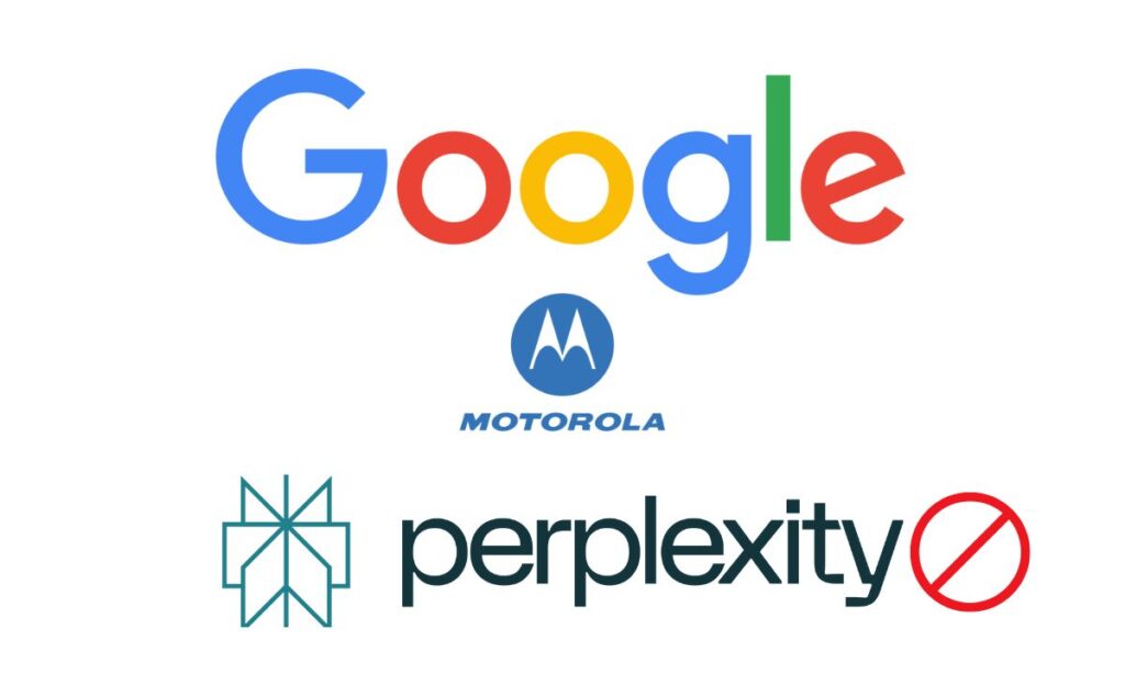Google Stops Motorola From Using Perplexity as Default Assistant