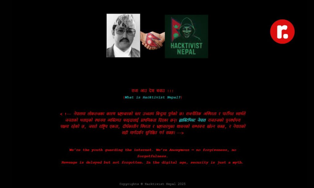 Hacktivist Nepal Claim They Hacked Nepali Government Websites