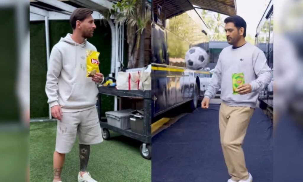 Lionel Messi and MS Dhoni