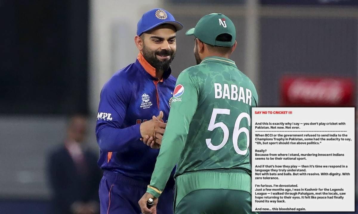 No Cricket With Pakistan