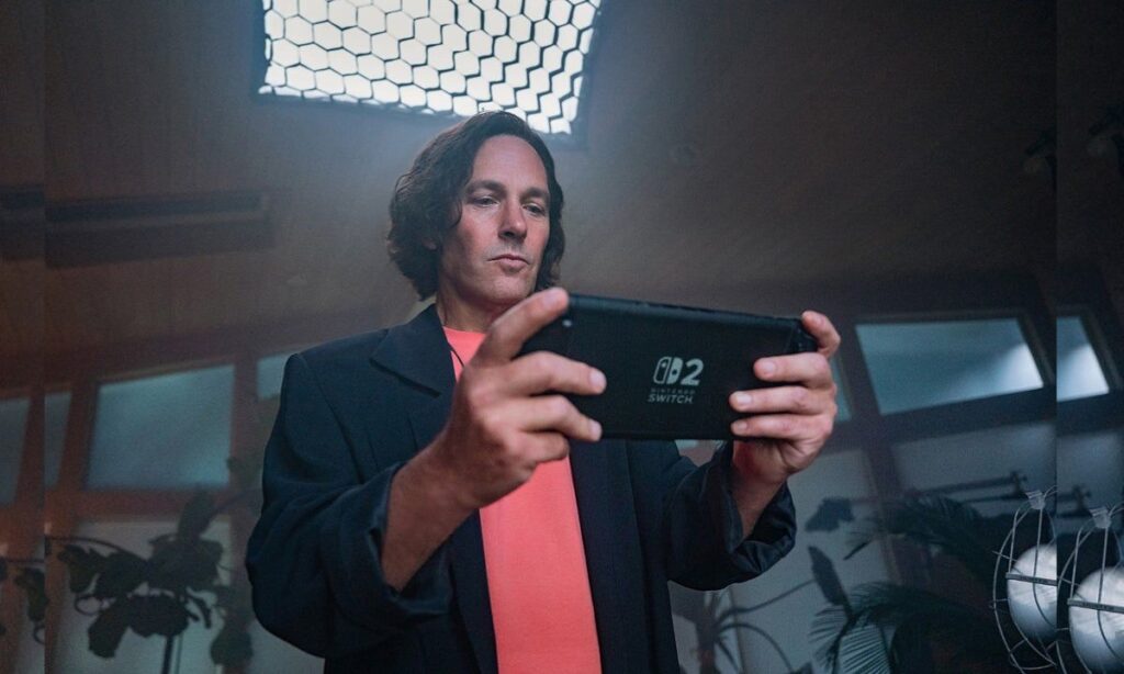 Paul Rudd Returns in a Fun Nintendo Switch 2 Ad Inspired by the 90s