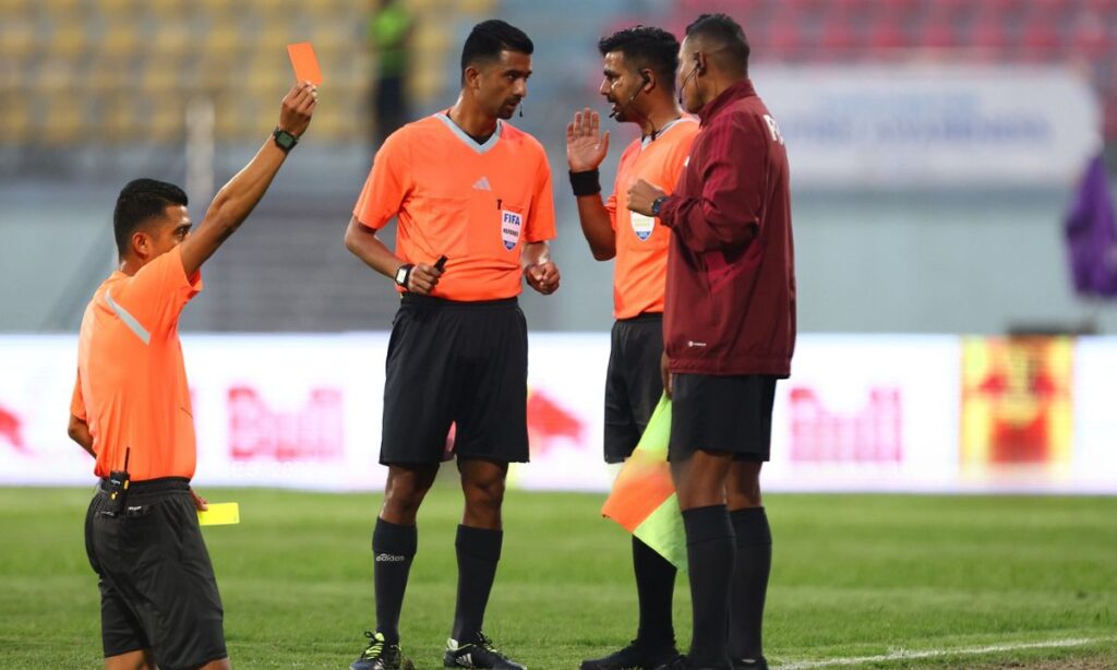 Red Card - Lalitpur City FC vs Dhangadhi