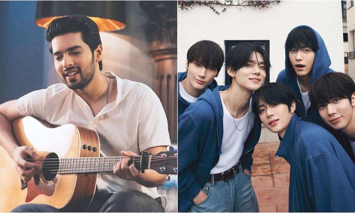 Armaan Malik Sparks K-pop Buzz with TXT Shoutout and Signed Album Reveal