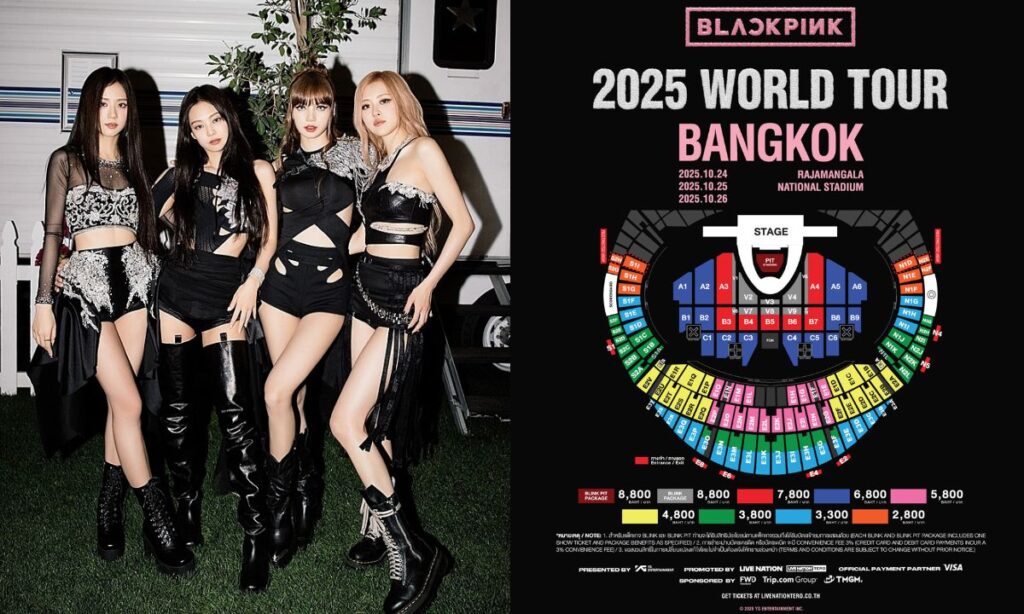 BLACKPINK Announces Dates and Ticket Details for 2025 ‘WORLD TOUR ’ in Bangkok