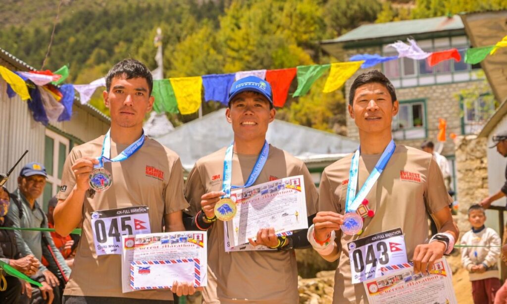 Everest Marathon Suman Kulung Wins Full Marathon