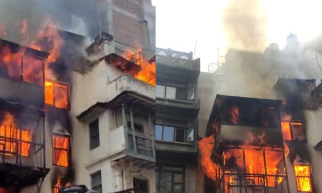 Fire in Makhan Tole