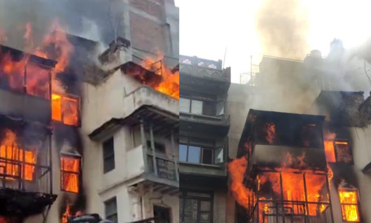 Fire in Makhan Tole