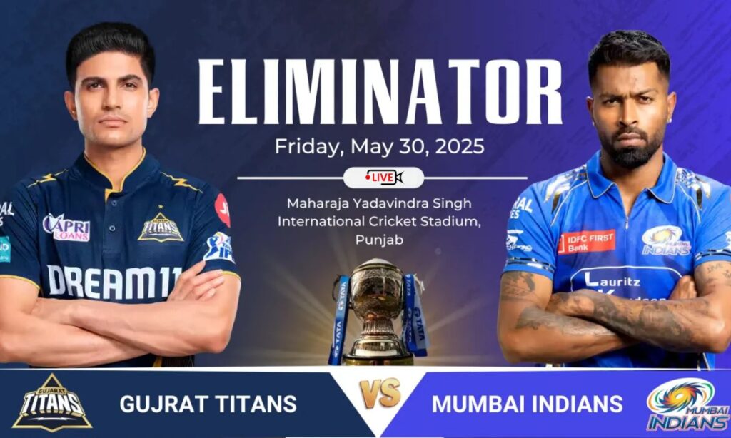 GT vs MI Eliminator IPL 2025