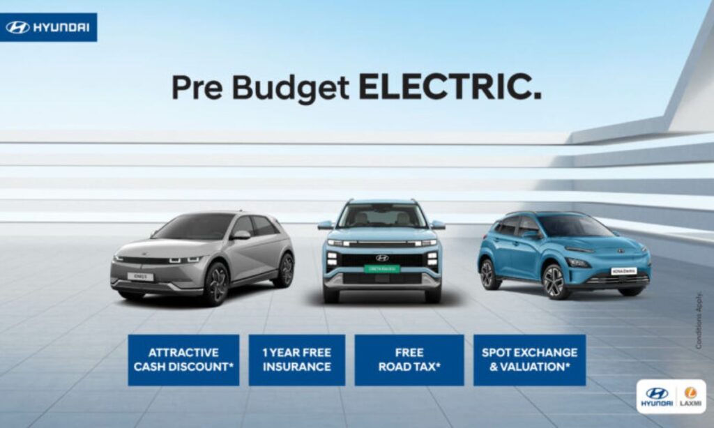 Hyundai EV Pre-Budget Offer in Nepal Limited Time Discount Deal