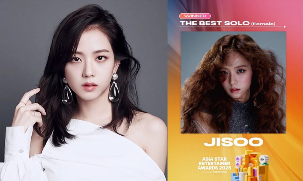 Jisoo Wins Best Female Solo at 2025 Asia Star Entertainer Awards