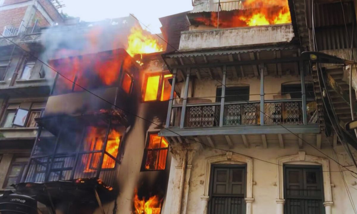 Makhantol Fire in Kathmandu