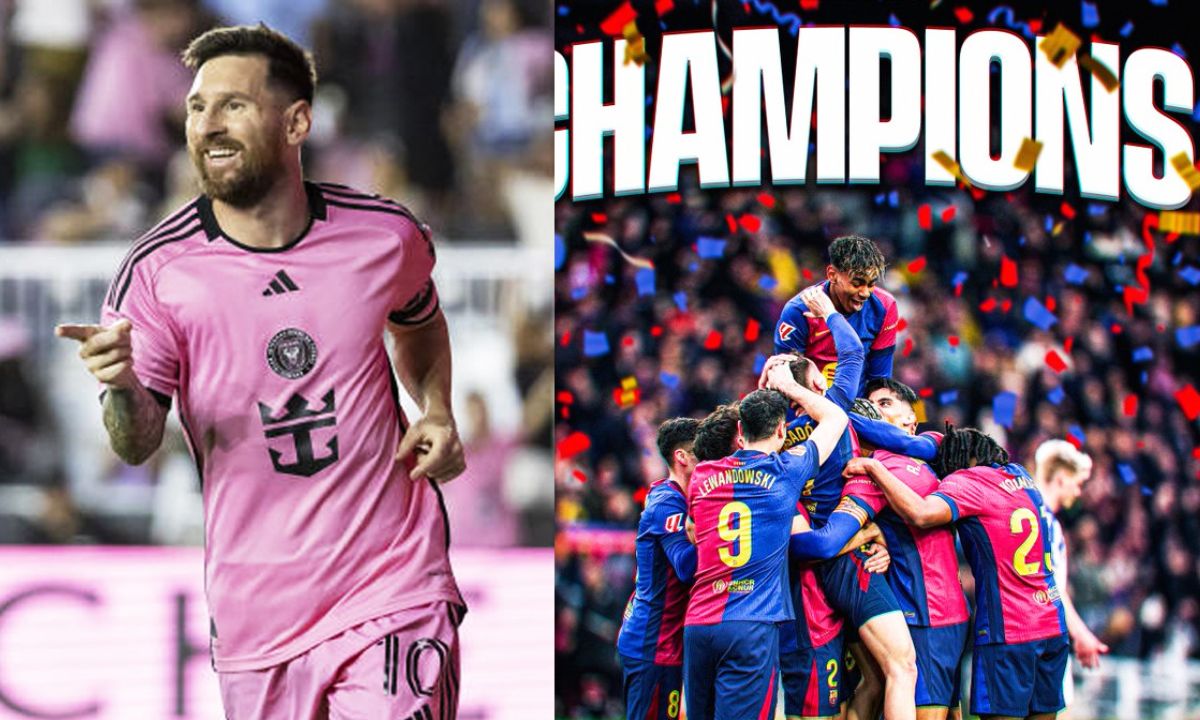 Messi Congratulates Barcelona