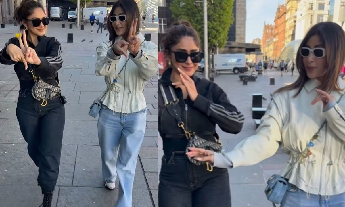 Mrunal Thakur and Mouni Roy Light Up Glasgow Streets with Dance and Friendship