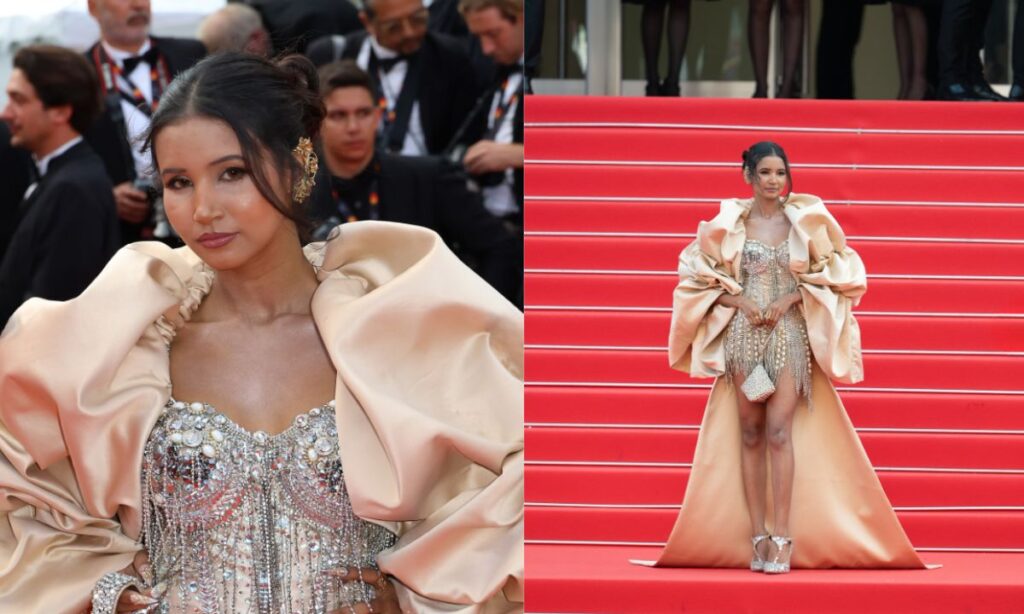 Nancy Tyagi’s Cannes Look Sparks Fashion Controversy Over Self-Made Claims