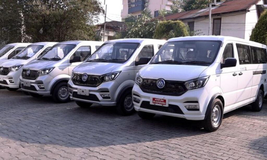 Nepal Introduces 18 JUBAO Electric Vans for Public Transport