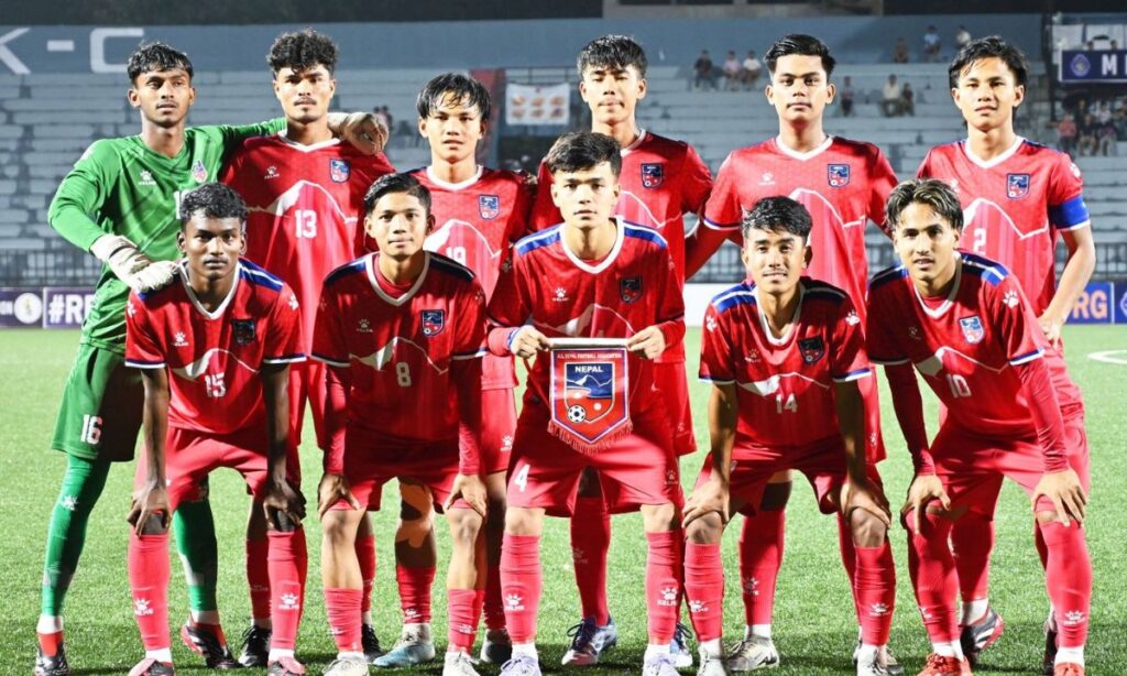 Nepal U-19 Starting XI against Sri Lanka