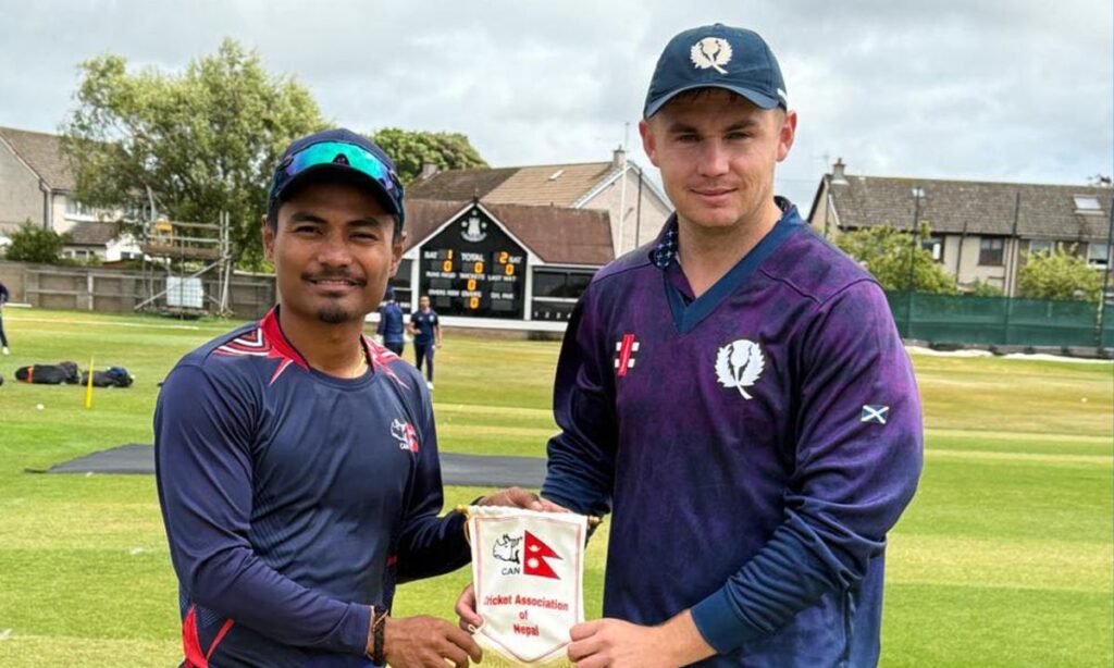 Nepal vs Scotland A in First Practice Match