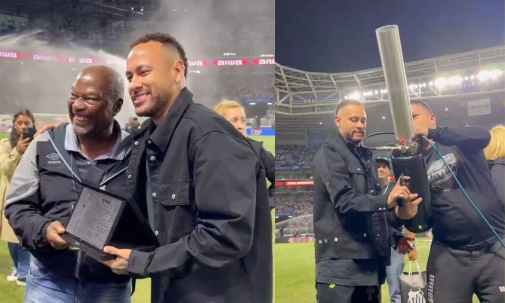 Neymar Receives Special Tribute