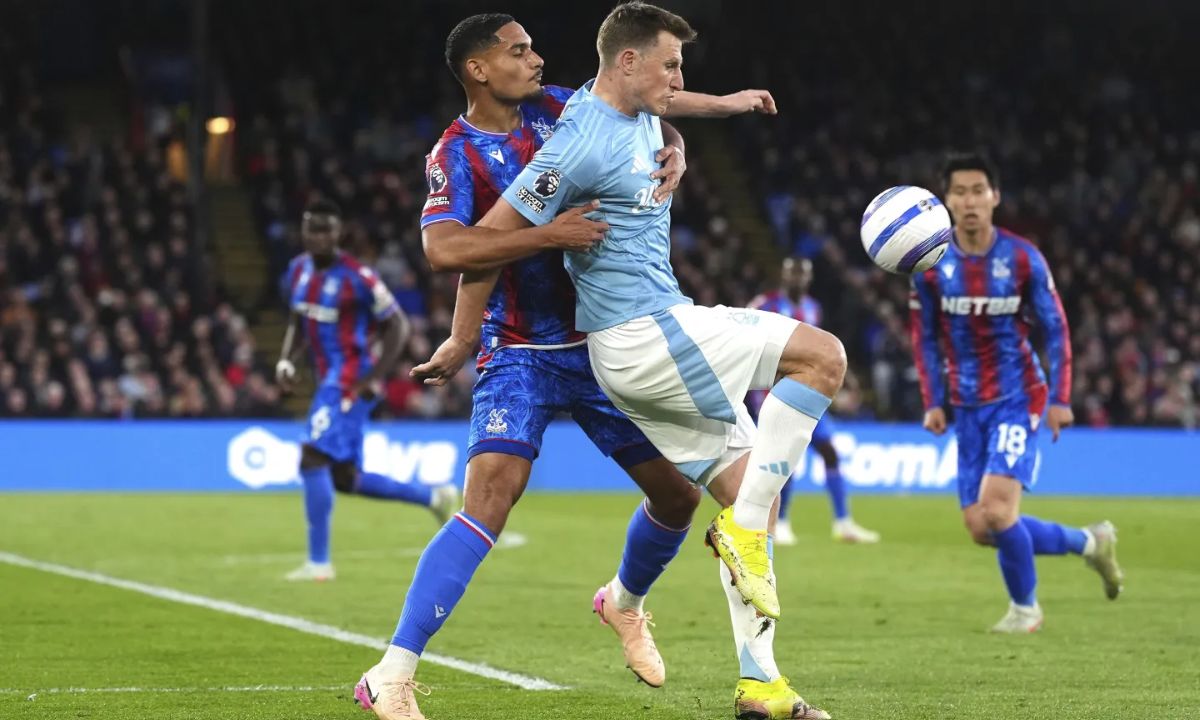 Nottingham Forest vs Crystal Palace Premier League draw